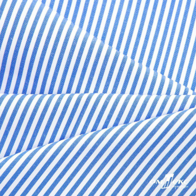 Ткань сорочечная Полоска Кенди, 115 г/м2, 58% пэ,42% хл, шир.150 см, цв.3-синий, (арт.110) - купить в Невинномысске. Цена 306.69 руб.