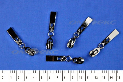 Слайдер декоративный, металлический №1/спираль Т7/никель - купить в Невинномысске. Цена: 6.29 руб.