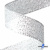 Лента металлизированная "ОмТекс", 25 мм/уп.22,8+/-0,5м, цв.- серебро - купить в Невинномысске. Цена: 96.64 руб.