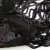 Трикотажное полотно с пайетками, шир.130 см, #311-бахрома чёрная - купить в Невинномысске. Цена 1 183.35 руб.