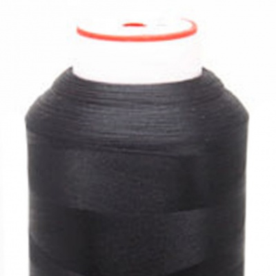 Нитки текстурированные некручёные, намот. 5 000 м, цвет чёрный - купить в Невинномысске. Цена: 70.43 руб.