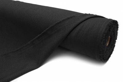 Ткань костюмная 21699 1144/1178, 236 гр/м2, шир.150см, цвет чёрный - купить в Невинномысске. Цена 455.40 руб.