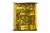 Пайетки "ОмТекс" на нитях, SILVER SHINING, 6 мм F / упак.91+/-1м, цв. 48 - золото - купить в Невинномысске. Цена: 356.19 руб.