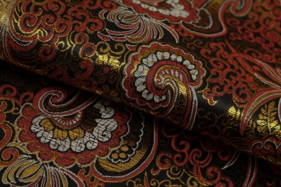 Ткань костюмная жаккард, 135 гр/м2, шир.150см, цвет бордо№6 - купить в Невинномысске. Цена 441.95 руб.
