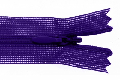 Молния потайная Т3 866, 20 см, капрон, цвет фиолетовый - купить в Невинномысске. Цена: 5.27 руб.