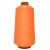 Нитки текстурированные некручёные 457, намот. 15 000 м, цвет оранжевый - купить в Невинномысске. Цена: 204.10 руб.