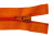 Спиральная молния Т5 849, 75 см, автомат, цвет оранжевый - купить в Невинномысске. Цена: 16.28 руб.