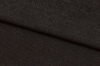 Ткань джинсовая №96, 160 гр/м2, шир.148см, цвет чёрный - купить в Невинномысске. Цена 350.42 руб.