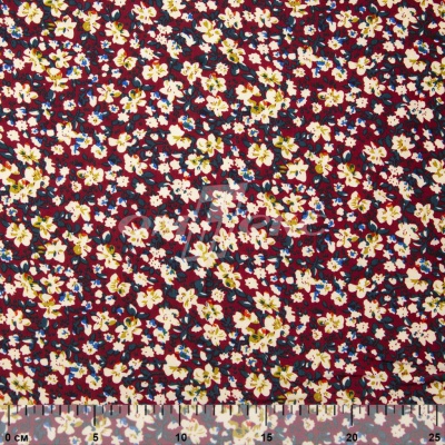 Плательная ткань "Софи" 5.1, 75 гр/м2, шир.150 см, принт растительный - купить в Невинномысске. Цена 241.49 руб.
