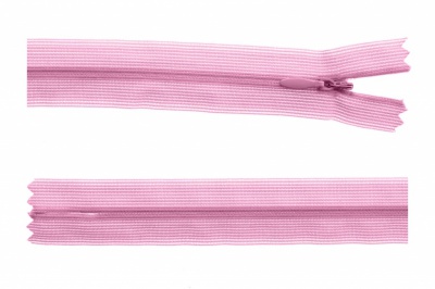 Молния потайная Т3 513, 60 см, капрон, цвет св.розовый - купить в Невинномысске. Цена: 10.13 руб.