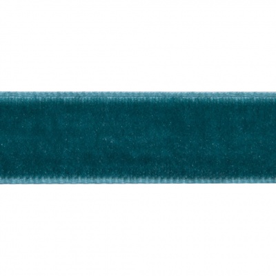 Лента бархатная нейлон, шир.12 мм, (упак. 45,7м), цв.65-изумруд - купить в Невинномысске. Цена: 396 руб.