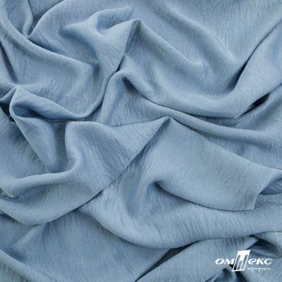 Ткань плательная Муар, 100% полиэстер,165 (+/-5) гр/м2, шир. 150 см, цв. Серо-голубой - купить в Невинномысске. Цена 215.65 руб.
