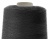 Швейные нитки (армированные) 28S/2, нам. 2 500 м, цвет чёрный - купить в Невинномысске. Цена: 139.91 руб.