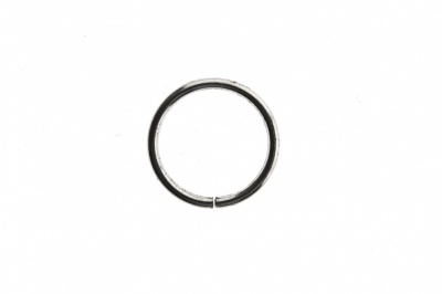 Кольцо металлическое d-15 мм, цв.-никель - купить в Невинномысске. Цена: 2.45 руб.