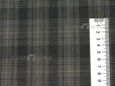 Ткань костюмная клетка 25235 2004, 185 гр/м2, шир.150см, цвет серый/бел - купить в Невинномысске. Цена 