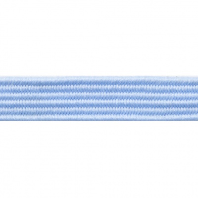 Резиновые нити с текстильным покрытием, шир. 6 мм ( упак.30 м/уп), цв.- 108-голубой - купить в Невинномысске. Цена: 155.22 руб.